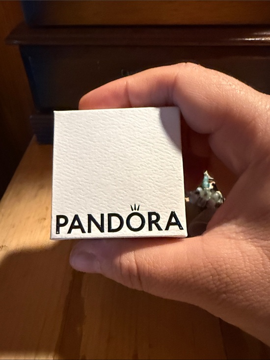 Pandora Jewelry - Pandora White Gift Box with Black Logo